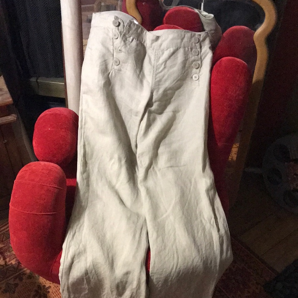 100% Linen Max Studio Pants